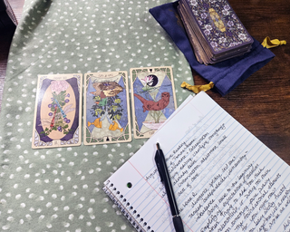 Returning to Practice Tarot Spread