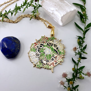 Seeking Glass Enamel Pendants