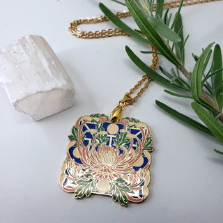 Seeking Glass Enamel Pendants