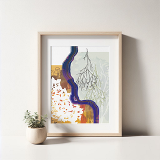 Agate River - Art Print