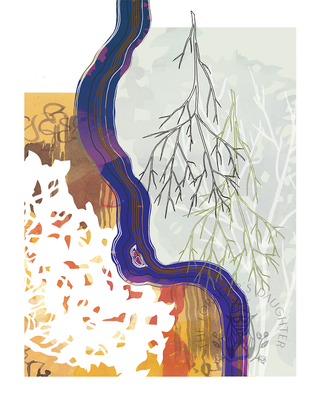 Agate River - Art Print