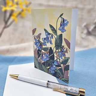 Virginia Bluebells Greeting Card