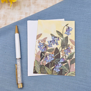 Virginia Bluebells Greeting Card