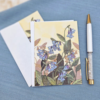 Virginia Bluebells Greeting Card