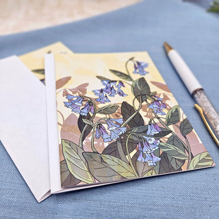 Virginia Bluebells Greeting Card