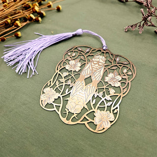 Art Nouveau Style Metal Bookmark