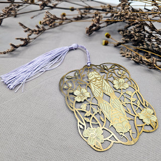 Art Nouveau Style Metal Bookmark
