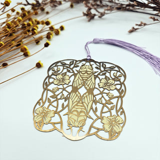 Art Nouveau Style Metal Bookmark