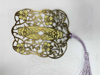 Art Nouveau Style Metal Bookmark