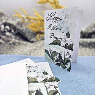 Wild Trillium Mother's Day Card