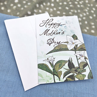 Wild Trillium Mother's Day Card