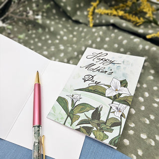 Wild Trillium Mother's Day Card