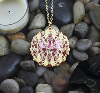 Honeysuckle Necklace - From The Seeking Glass Series