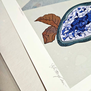Transform - Skull & Geodes Wall Print